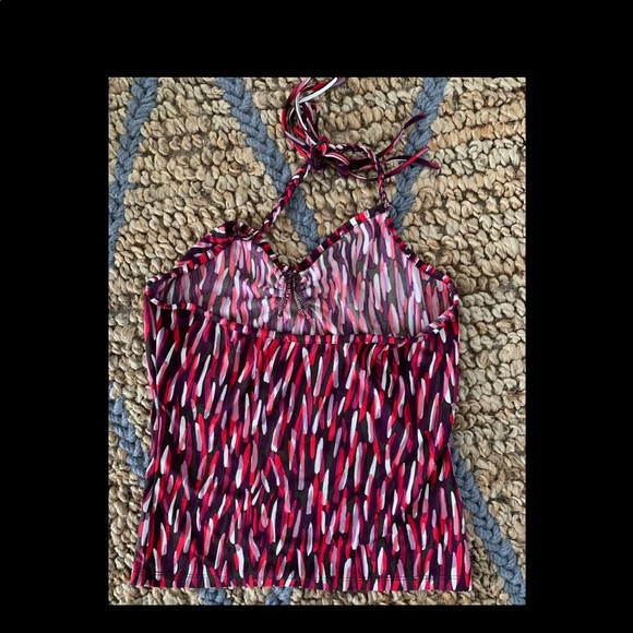 Kenneth Cole halter top/braided strap. Size large - Picture 2 of 3
